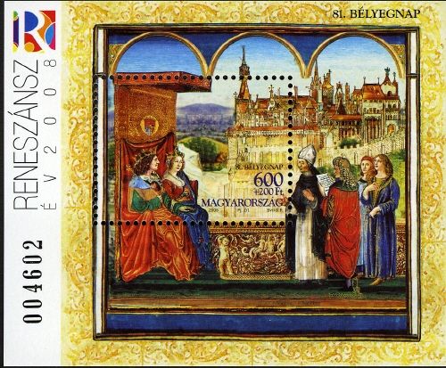 81st Stamp Day - King Mátyás was crowned 550 years ago