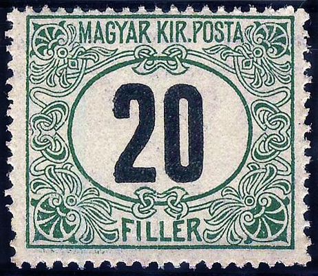 Magyar Kir Posta, wmk. 3, perf. 11½x12