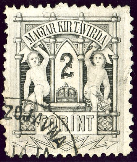 Crown and two Boys,recess, perf. 9½