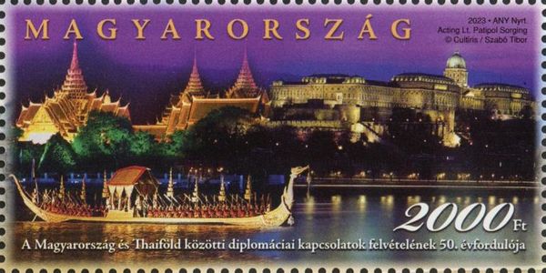 Hungary-Thailand Diplomatic Relations 50 Years. Royal Barge