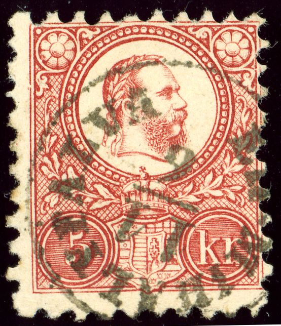 King Franz Josef (1830-1916) and Coat of arms