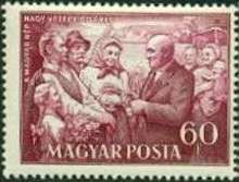 Mátyás Rákosi meeting farmers