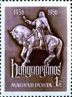 János Hunyadi (1385-1456) military leader; statue
