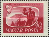 Vintager and lake Balaton