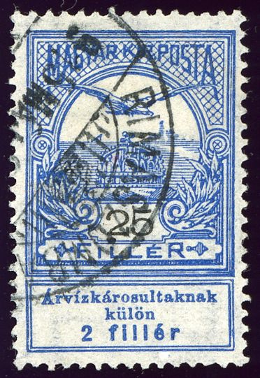 Mythical Bird Turul Flying over Crown of St. Stephen