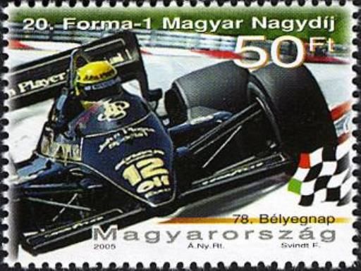 78th Stamp Day - 20th Formula 1 Hungarian Grand Prix