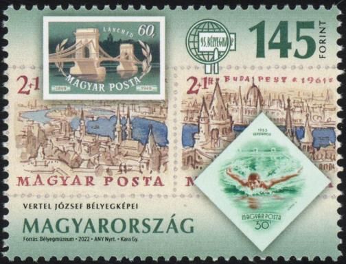 József Vertel, Stamp Designer