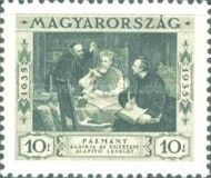 Pázmány signing the charter