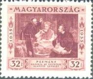 Pázmány signing the charter