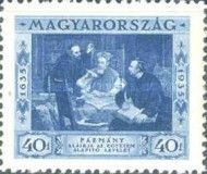Pázmány signing the charter
