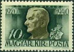 Miklós Horthy (1868-1957) regent