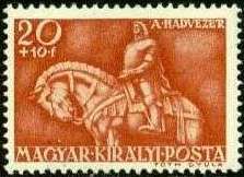 King Matthias on horseback