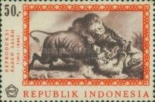 "Fight to Death", by Raden Saleh