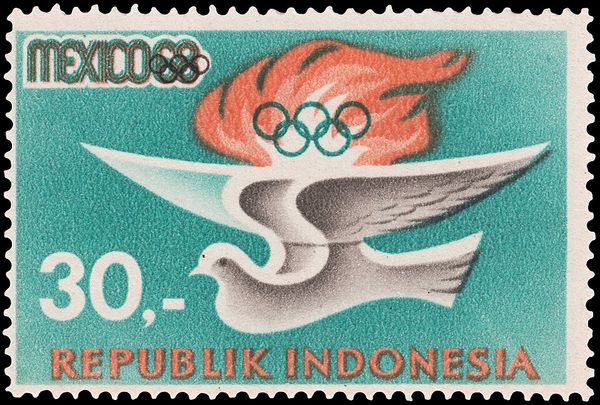 Olympic flame, dove
