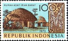 West Irian traditional house