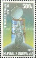 Satellite dish and Statue