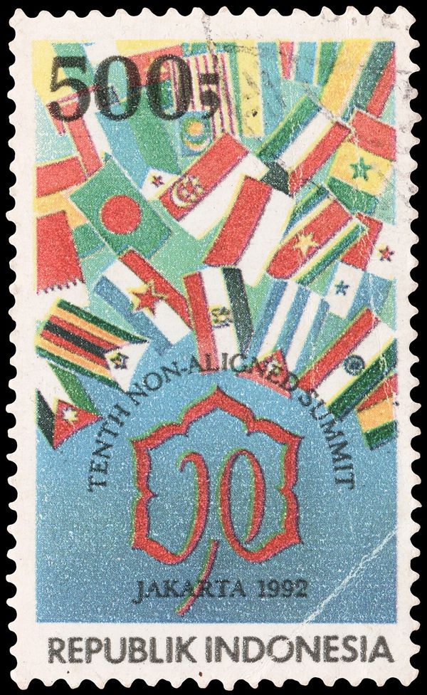 Logo and flags