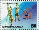 National Scout Jamboree- On ladder and slide