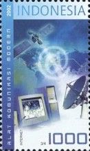 Telecommunications- Satellite, computer and dish