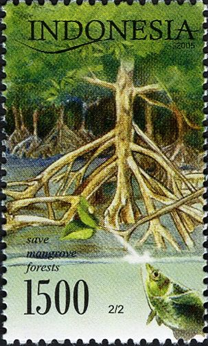 Save Mangrove Forests. Common Archer Fish