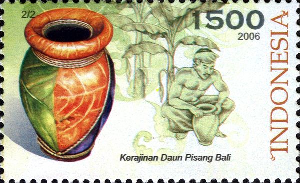 Indonesian Crafts - Kerajinan Daun Pisang Bali