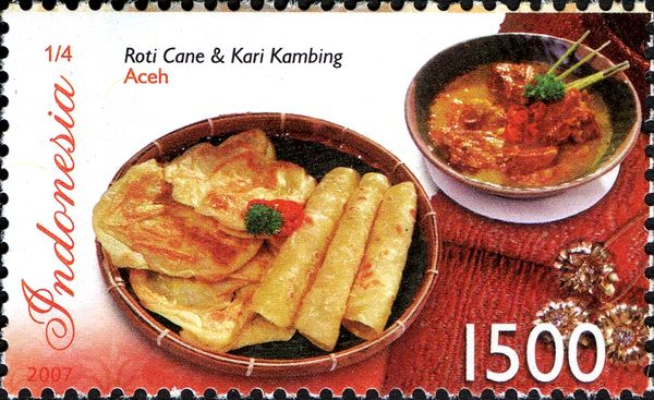Roti Cane & Kari Kambing