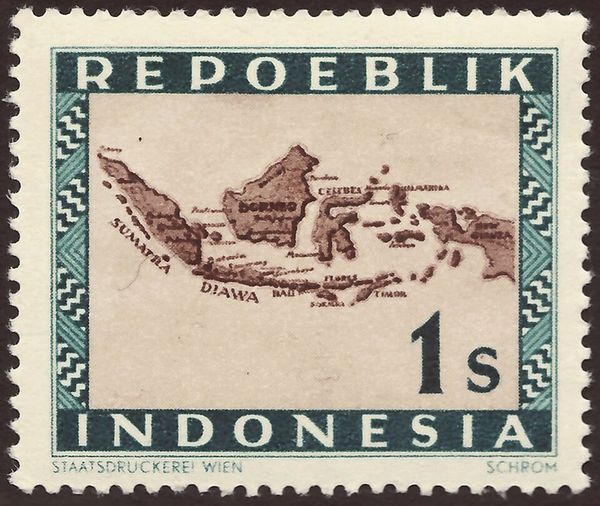 Map of Indonesian Archipelago