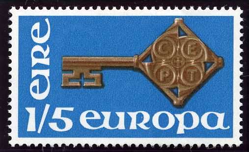 EUROPA - Key with CEPT emblem in key grip