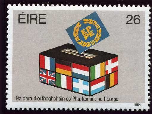 Flags on Ballot Box