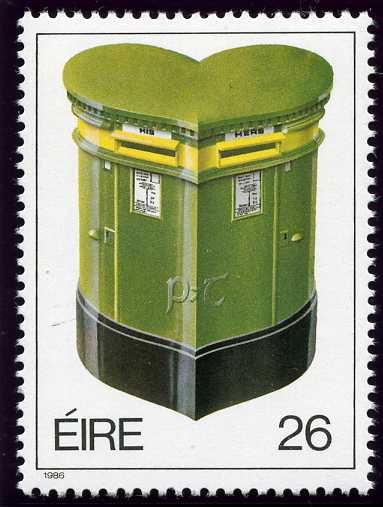 Heart Shaped Pillar Box