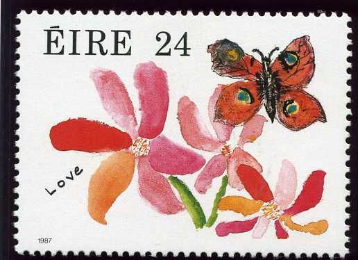 “Butterfly and Flowers” (Tara Collins)