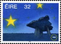 European Star and Megalithic Dolmen
