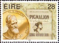 George Bernard Shaw and "Pygmalion" poster