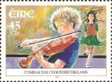 Young Fiddler and Irish Dancer