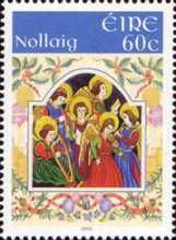 Choir of Angels with Harp