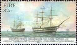 First Transatlantic Message by Cable from Europe to America 