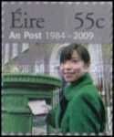 An Post 1984-2009 - Woman posting a letter