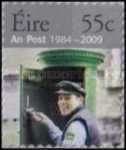 An Post 1984-2009 - Postman emptying the mail-box