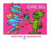 Greetings - Robot welcomes Aliens