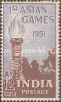 Torch in Front of Map of Asia