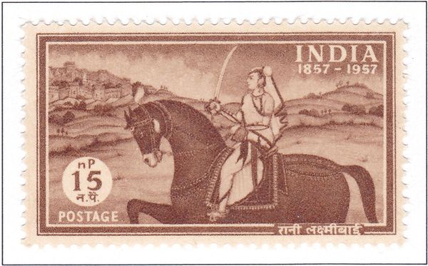 Rani Laksmi Bai (1835-1858) before Jansi Fortress
