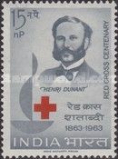 Henri Dunant (founder) and Red Cross Centenary