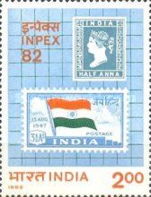 ½a Stamp and 1947 3½a Independence Commemoration Stamp
