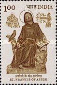 800th Birth Anniversary of St Francis of Assisi (1182-1226)