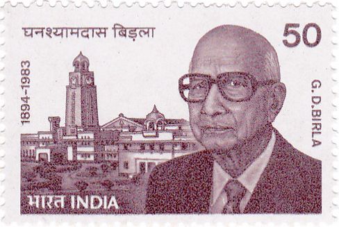 90th Birth Anniversary of Ghanshyam Das Birla (1894-1983)