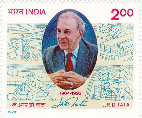J.R.D.Tata (1904-1993) Commemoration