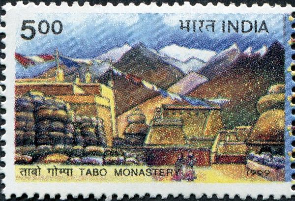 Tabo Monastery and Mountains