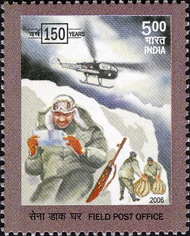 Mail Delivery by Helicopter to Soldiers in Himalayas
