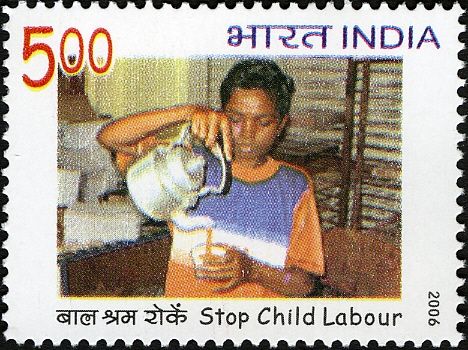 Boy Serving Tea