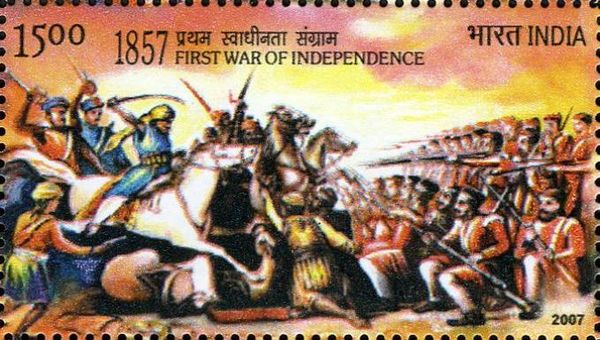 Cavalry and Foot Soldiers in Battle at Kanpur
